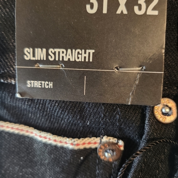 Express Black Slim Straight Jeans - Picture 6 of 7